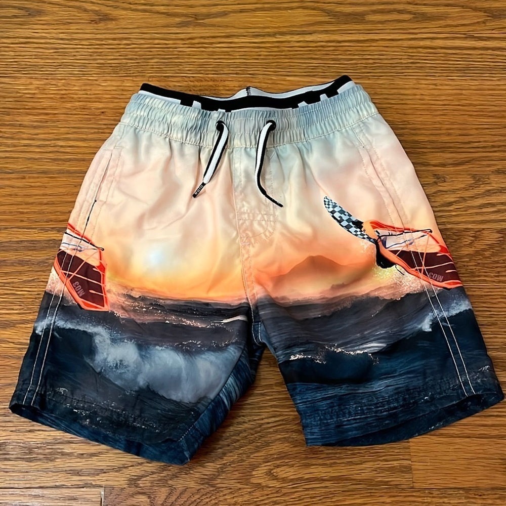 Molo Boy’s Orange Swim Trunks Size 3/4
